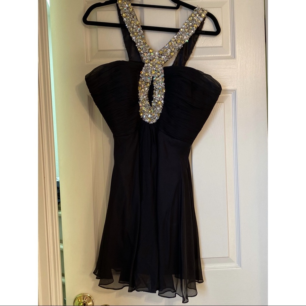 Black Sherri Hill short dress